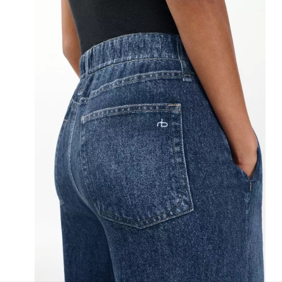 Rag & Bone Miramar Terry Wide Leg Pants In Petra XL NWT - Picture 6 of 10